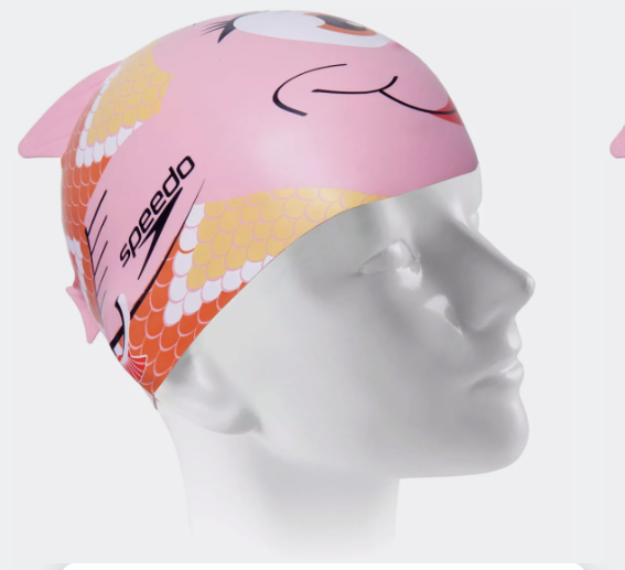 Touca De Natação Infantil De Silicone Fish Cap Coral |Speedo