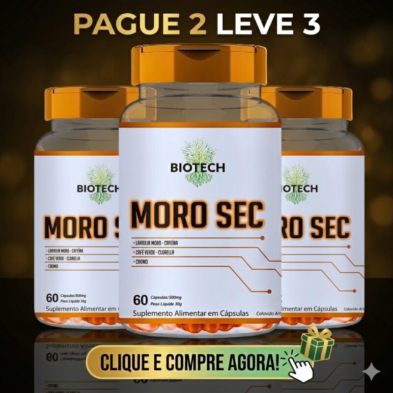 MORO SEC - PROMOÇÃO EXCLUSIVA 3 unidades e paga somente 2